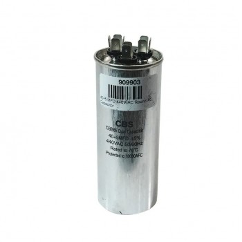 40 MF + 5 MF 440 V AC Round AC Capacitor