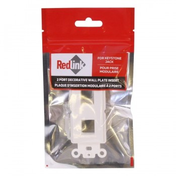 RedLink Plaque d′insertion modulaire Décora - 2 ports
