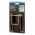 CURT 45806 Trailer Safety Chain Holder Bracket for 2-inch Shank, Bolt-On Steel Hanger Hooks