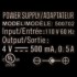 PureVolt Switching Mode Power Supply - 4 V DC - 0.5 A - 2.1 mm - Center Positive