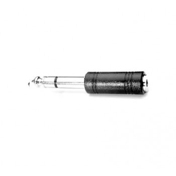 6.3mm Stereo Plug To 3.5mm Mono Jack Adapter