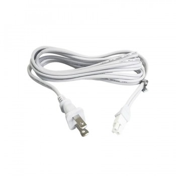 6 ft (1.82 m) 125 V NEMA 1-15P Male to JST Male Power Cable - White