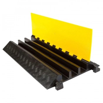 RedTools Protecteur de câbles à 3 canaux - 90 cm x 50 cm x 7 cm