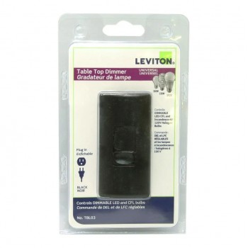 Leviton TBL03-10W Plug-in Lamp Dimmer - 300 W - Black