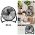 Ason Decor 3 Speed Floor/Table Fan - 30 cm - Black