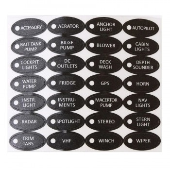PureVolt Panneau de commande avec 2 USB 2.4 A- IP66 - 5 interrupteurs à levier
