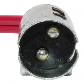 Projecting Socket for BA15D Bulb 75W 125V 25cm Wires