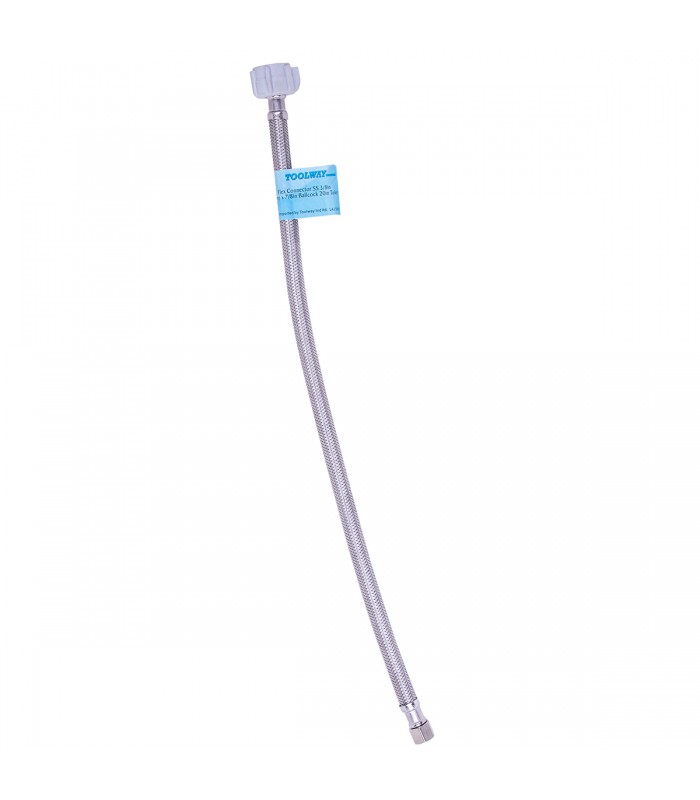 StreamWay Flex Connector SS 3/8 in. Comp x 7/8 in. Ballcock 20 in.