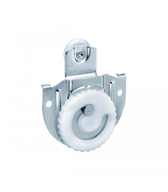 Quincaillerie de porte à molette réglable et déportée pour porte coulissante King Star Bp107P
