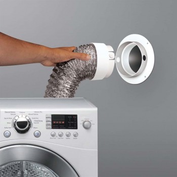 EzConnect Raccord de conduit de sécheuse blanc - 4 po.