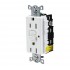 Double GFCI Outlet with Breaker - Indoor - 125V - 15A - White