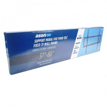 Ason Decor Fixed Wall Mount for 37 to 80 inch TVs - 45 Kg