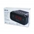 Borne AM/FM Digital Alarm Clock Radio with Dual Alarm - Black