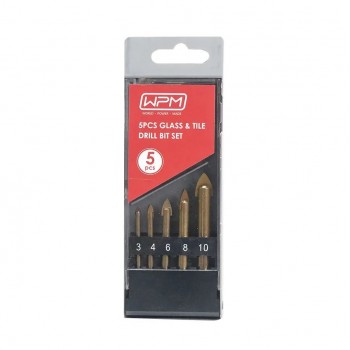 Set of Drill Bits for Tiles and Ceramics - 5 Pieces