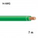 RedLink Fil en cuivre multibrin - 1C/14 AWG - Vert- 7 m