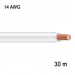 RedLink Stranded Copper Wire - 1C/14 AWG - White - 30 m