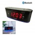 Sylvania SCR1229BT Bluetooth Alarm Clock with USB Port - Black