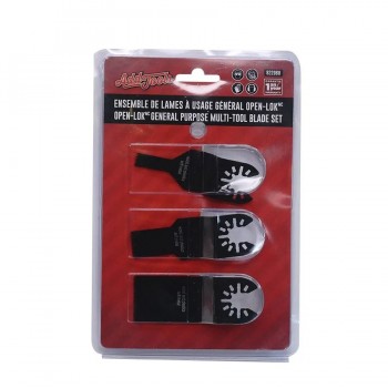 AddTools Ensemble de lames oscillantes Open-lok à usage général - 3 pièces
