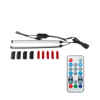 Ason Decor Rétroéclairage DEL intelligent qui synchronise à la musique avec télécommande pour moniteur - USB