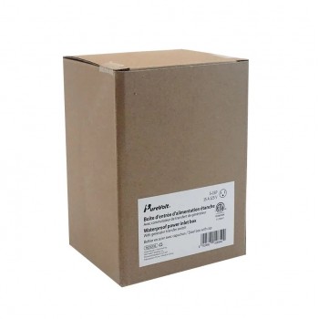 PureVolt Boîte d'entrée d'alimentation étanche NEMA 5-15P avec commutateur de transfert au générateur - 125 V - 15 A