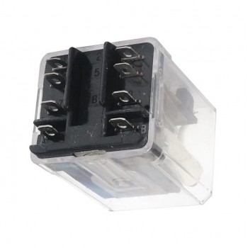 Relais d'alimentation - 240 V CA - 10 A - D.P.D.T. - 8 pins