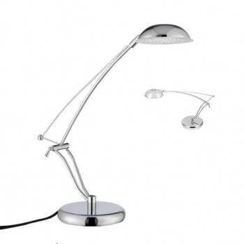 Lorell Contemporary LED Desk Lamp in Chrome Finish - 3 W - 38 cm