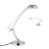 Lorell Lampe de bureau DEL contemporaine finition chromée - 3 W - 38 cm