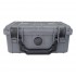 Waterproof Reinforced Polypropylene Case with Foam Interior - 152 mm x 203 mm x 89 mm - Grey