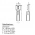 PureVolt Terminal à lame femelle thermorétractable double baril - .250 po. - 22-16 AWG - Rose - Paquet 10