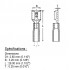 PureVolt Terminal à lame femelle thermorétractable double baril - .110 po. - 16-14 AWG - Bleu - Paquet 10