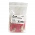 PureVolt Double Crimp Insulated Heat Shrink Female Blade Terminal - .250 in. - 22-16 AWG - Pink - 10-Pack