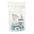 PureVolt Double Crimp Heat Shrink Ring Terminal - 1/2 in. Screw - 16-14 AWG - Blue - 10-Pack