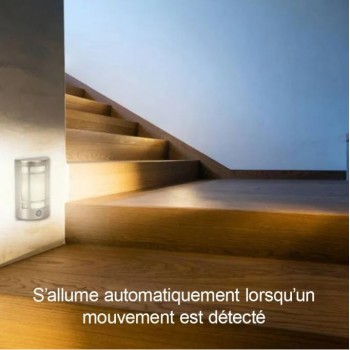 Globe Plug-in LED Night Light with Motion Sensor - 2 Intensities