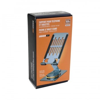 Ason Tech Adjustable Aluminum Holder for Cell Phone and Tablet