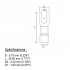 PureVolt Terminal fourchette thermorétractable double baril - Vis #4 - 22-16 AWG - Rose - Paquet 10