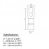 PureVolt Terminal fourchette thermorétractable double baril - Vis #8 - 22-16 AWG - Rose - Paquet 10