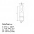 PureVolt Terminal fourchette thermorétractable double baril - Vis #4 - 16-14 AWG - Bleu - Paquet 10