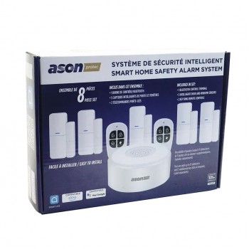 Ason Protec Smart Wireless Whole Home Alarm System - 8 Piece