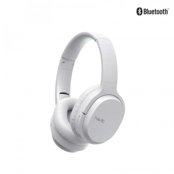 HAVIT i62 Bluetooth Over-Ear Headphones with Microphone - White