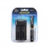 Lithium-Ion 18650 Charger and Battery Combo Pack