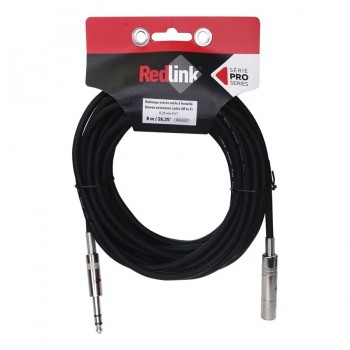 RedLink 6.3 mm Male to Female Stereo Extension Cable - 8 m