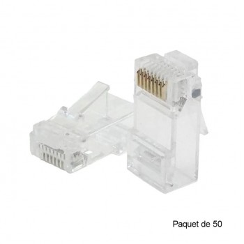 RedLink Category 6 RJ45 Connector - EZ Type - 50-Pack