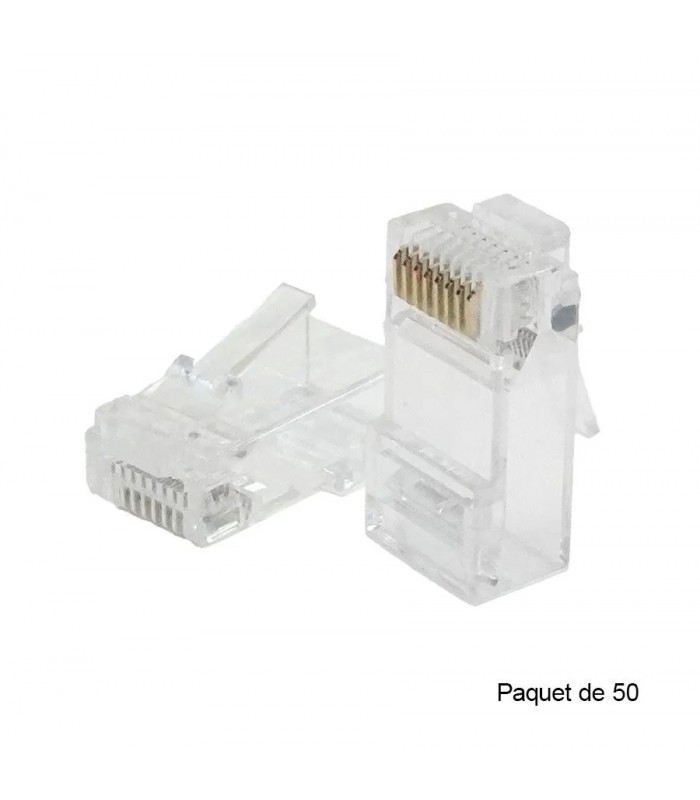 RedLink Category 6 RJ45 Connector - EZ Type - 50-Pack