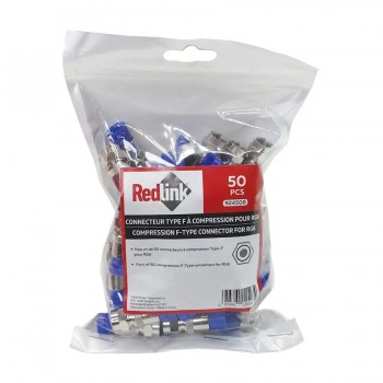 RedLink Compression F Type Connector for RG6 - 50-Pack