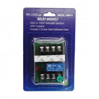 DPDT Relay Module - 6 V DC/12 V DC - 16 A