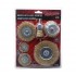 AddTools 6-Piece Brass Wire Brushes Set