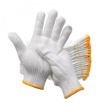 AddTools Gants de travail en coton - XL - 700g - Paquet 12 paires