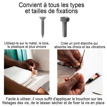 Frein-filet Tank Bond pour vis et boulon - Réutilisable - 6 ml