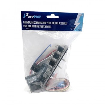 PureVolt 12V 40A Race Car Ignition 3 Switch Panel