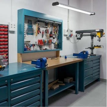 Linkable LED Workshop Light - 120 V - 5500 Lumens - 46 in.